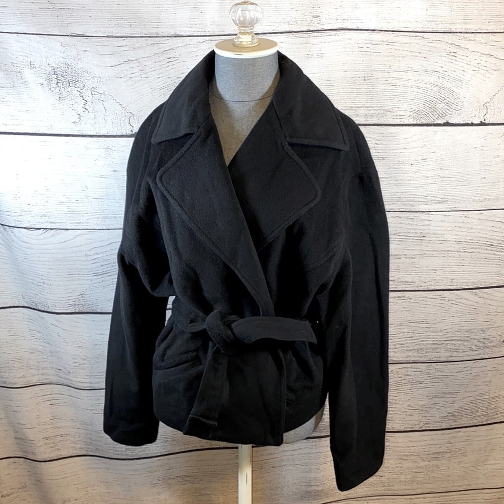 The Limited Black Wrap Jacket